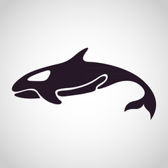 whale logo vector
