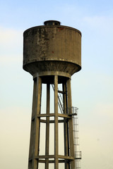 Abandoned water tower