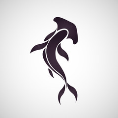 Shark logo vector