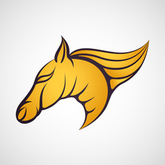 Horse symbol vector