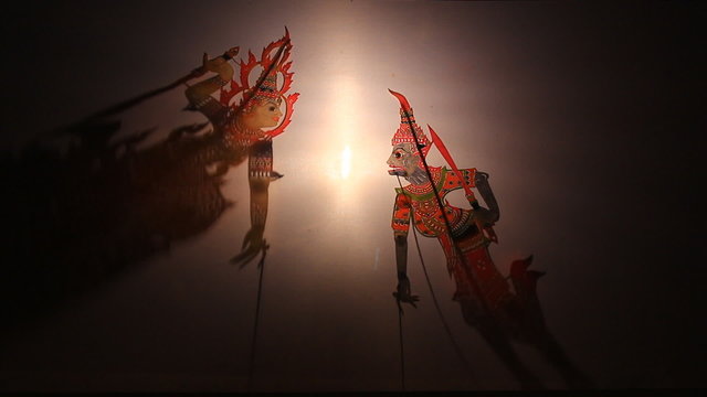 Thai Shadow puppet 
