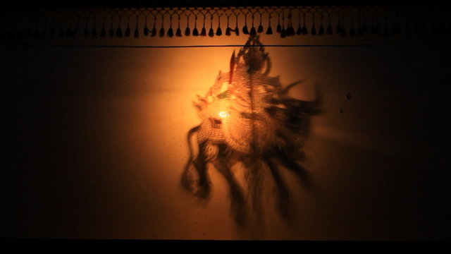 Thai Shadow puppet 
