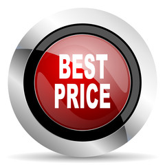 best price red glossy web icon
