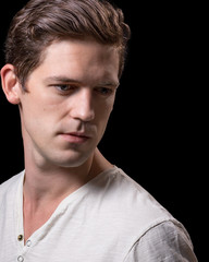 Fototapeta premium Young Handsome Caucasian Male