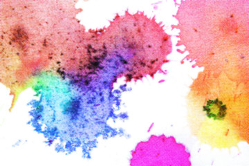 drops water color on white paper background color halftone stlye