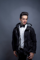 Fototapeta premium Young Male Strong Facial Features