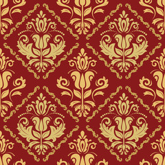 Damask Seamless Vector Pattern