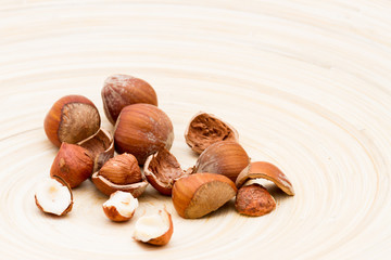 Filbert Nuts On A Dish