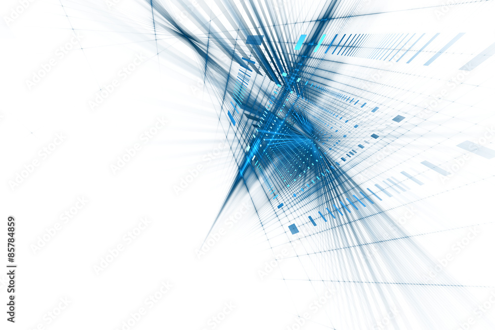 Fototapete abstract business science or technology background with empty space for text