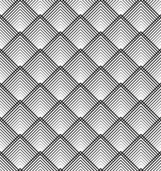 Black and white geometric seamless pattern with line, abstract b
