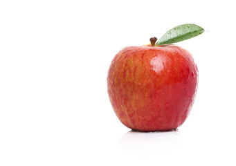 Fresh red apple fruit