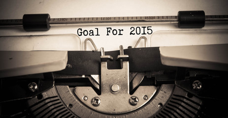 Goal for 2015