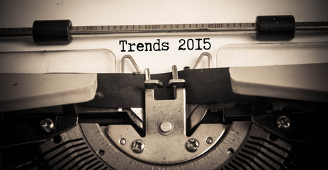 Trends 2015 concept