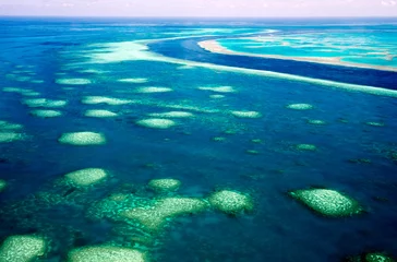 Keuken foto achterwand Australië Aerial View Great Barrier Reef Australia-4