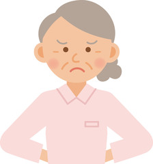 女性　高齢　看護師