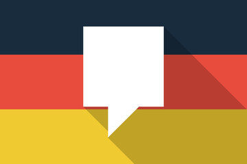 Germany  long shadow flag with a tooltip