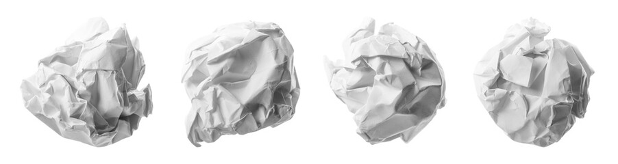 Fototapeta premium Collection of various paper ball