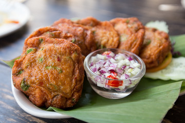 Thai Food Fried Fish Cakes