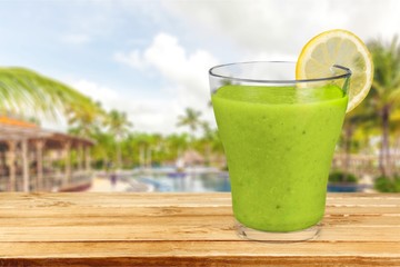 Wheatgrass, green, lemon.