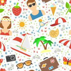 Summer and vacation background