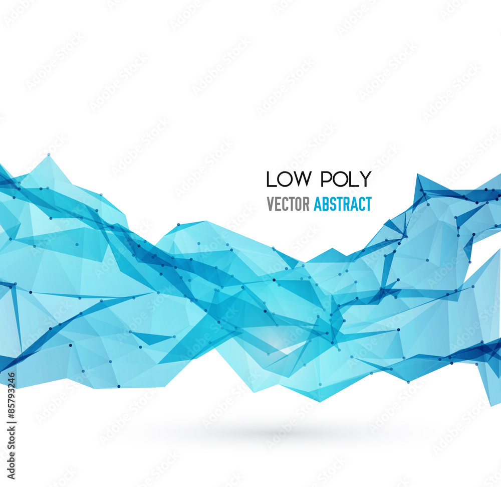 Poster abstract geometric background design