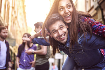 Group of people on the street