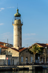 Leuchtturm in Grau du Roi