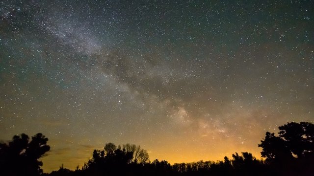 night sky time-lapse