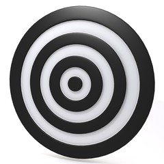 Target 3d illustration 