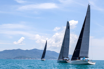 Fototapeta premium SAMUI REGATTA 2015, THAILAND - MAY 30 : Event at Chaweng beach ,