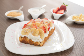 Belgian waffle