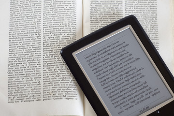 book and ebook reader