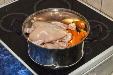 Chicken in the pot