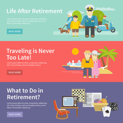 Pensioners Life Banner Set