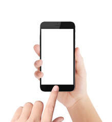 smartphone in hand