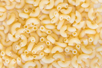 raw macaroni pasta