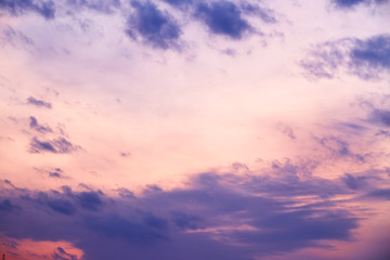 Obraz premium Evening sky