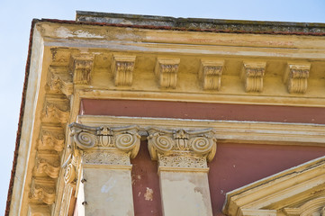 Historical palace. Bari. Puglia. Italy. 