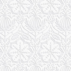 Obraz premium Paper Damask Pattern 
