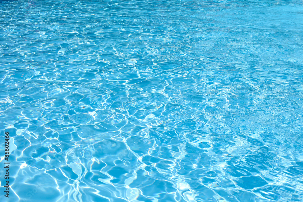 Wall mural water in swimming pool