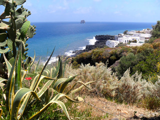 Nature et la calme Stromboli