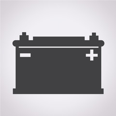 Car battery icon
