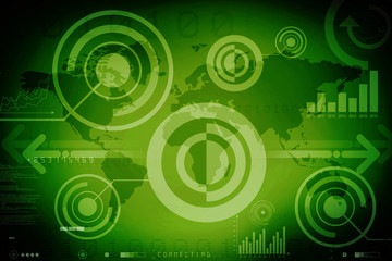 Fototapeta premium Digital Abstract business background