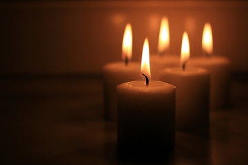 Fototapeta na wymiar Candles