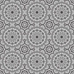 Ethnic floral seamless pattern