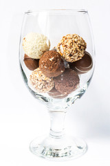 delicious chocolate pralines