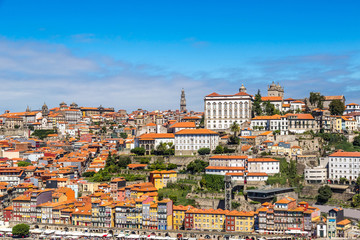 Naklejka na ściany i meble Aerial view of Porto in Portugal