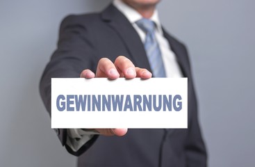 Gewinnwarnung