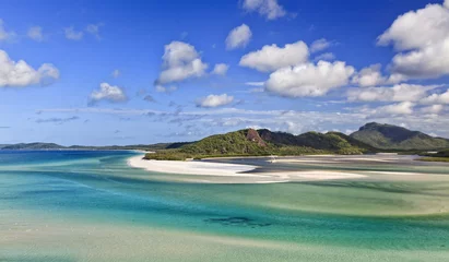 Photo sur Plexiglas Whitehaven Beach, île de Whitsundays, Australie QE Whitsundays Bay Colline