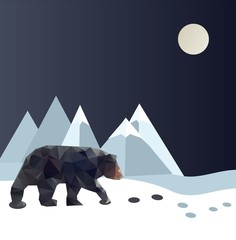 polygonal bear